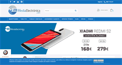 Desktop Screenshot of mediaelectronica.com